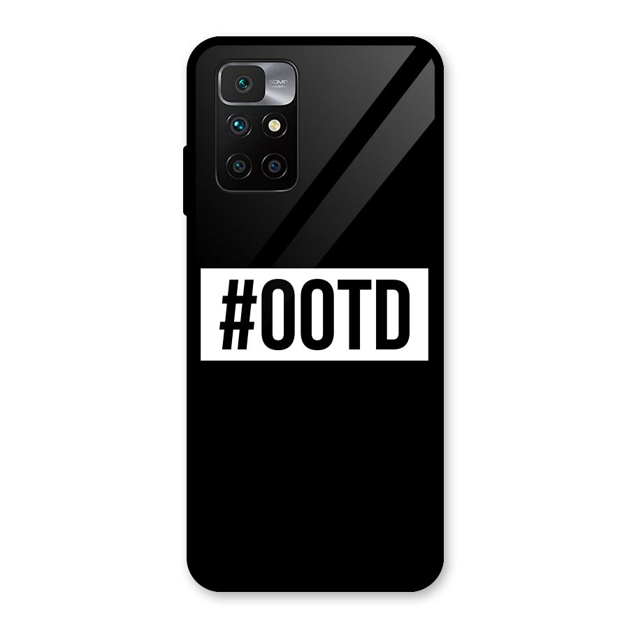 OOTD Glass Back Case for Redmi 10 Prime
