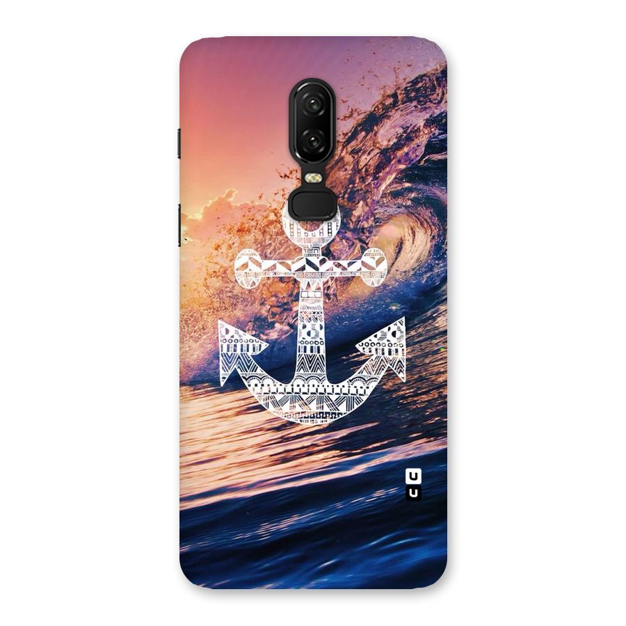 Ocean Anchor Wave Back Case for OnePlus 6