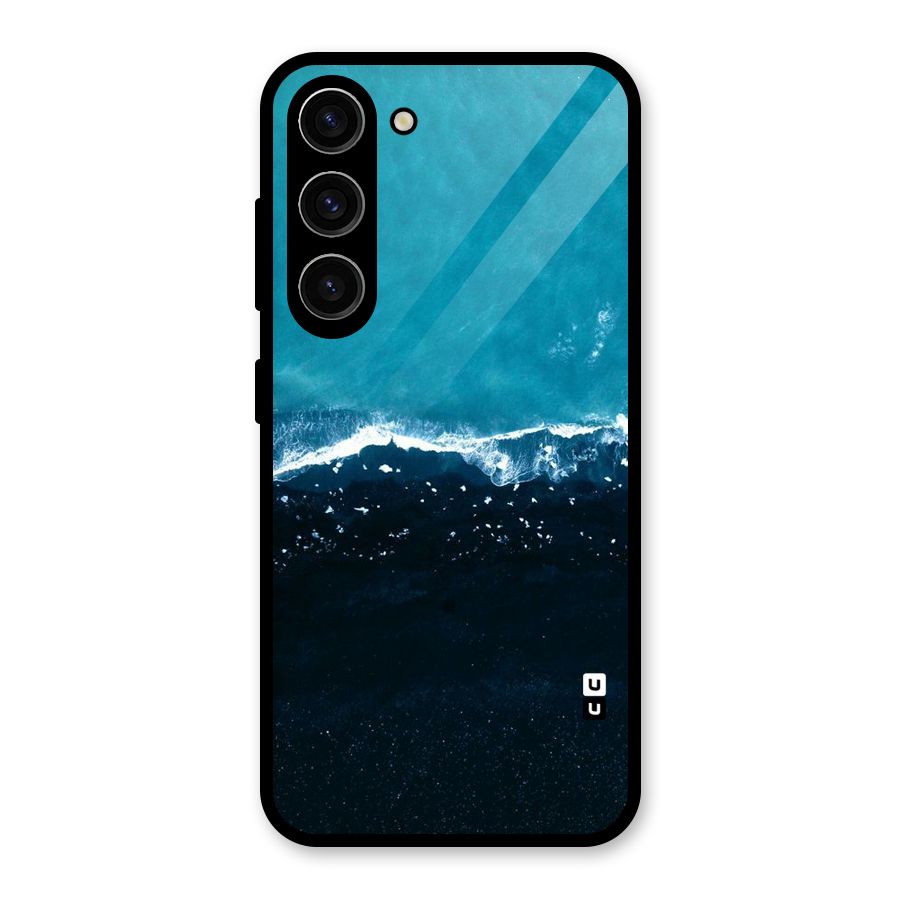 Ocean Blues Glass Back Case for Galaxy S23