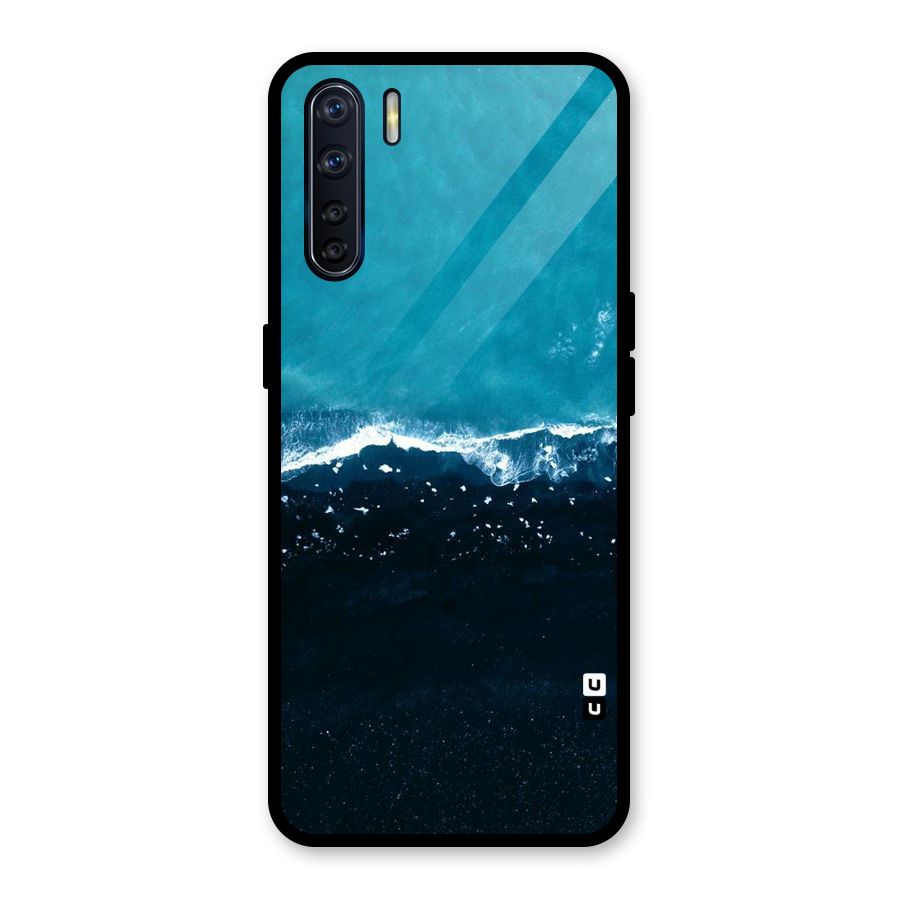 Ocean Blues Glass Back Case for Oppo F15