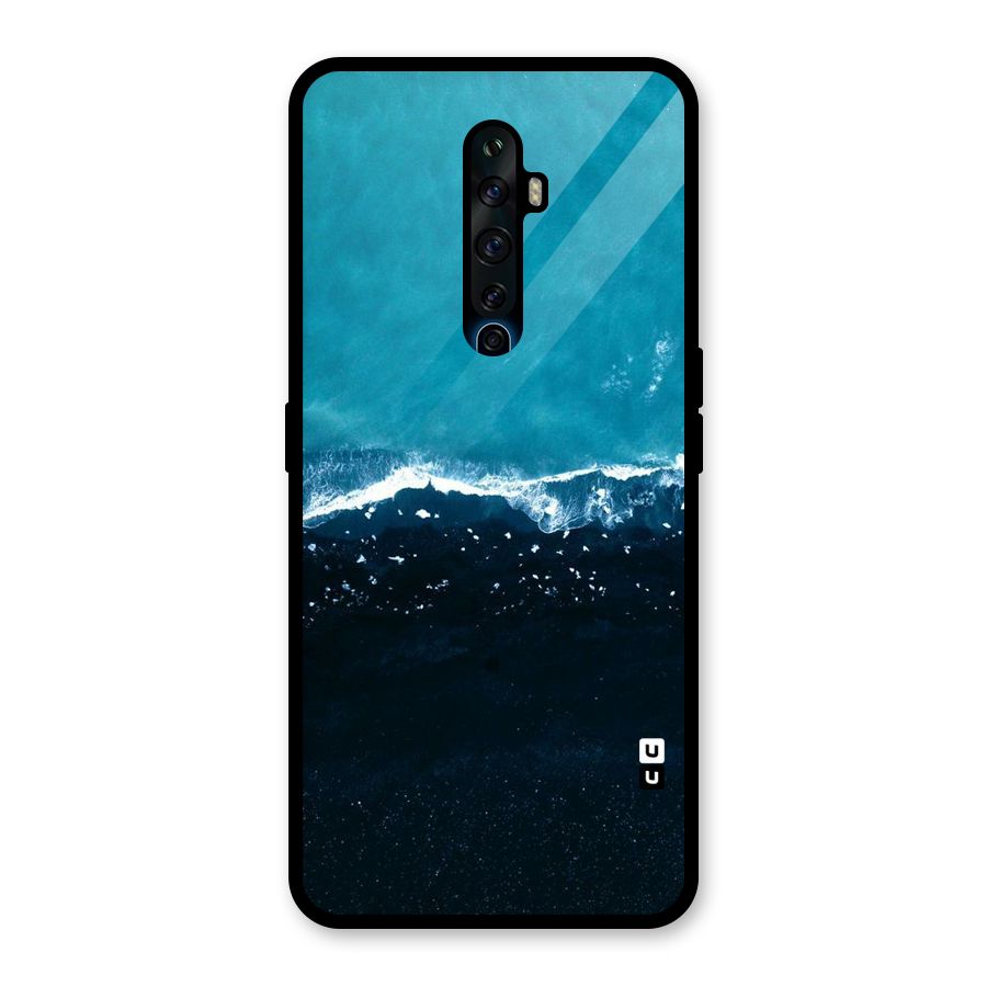 Ocean Blues Glass Back Case for Oppo Reno2 Z