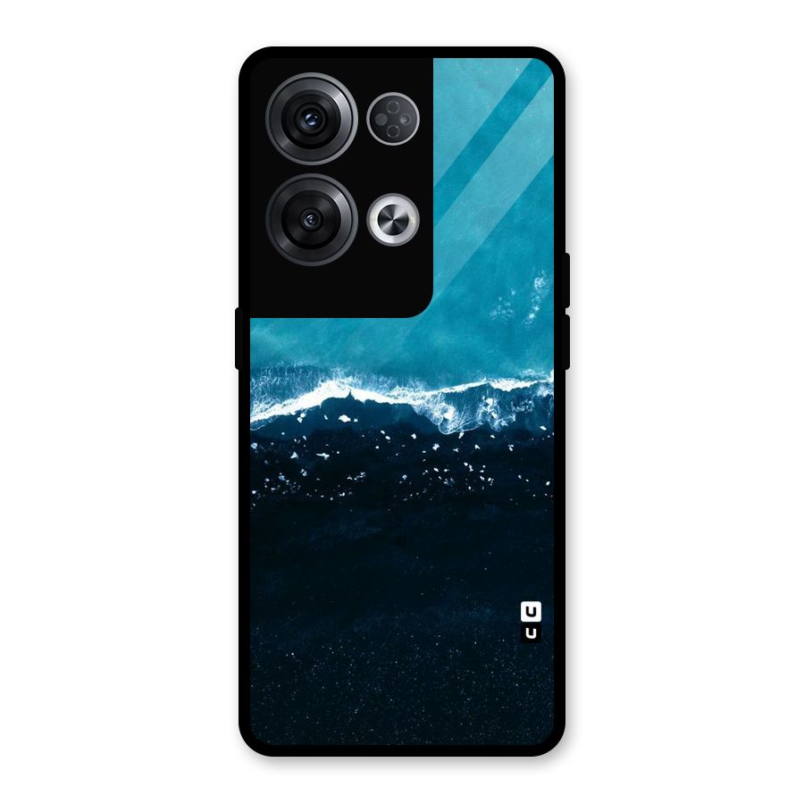 Ocean Blues Glass Back Case for Oppo Reno8 Pro 5G