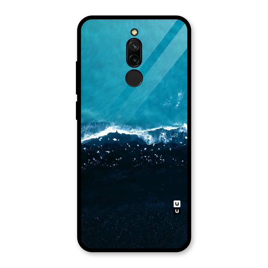 Ocean Blues Glass Back Case for Redmi 8