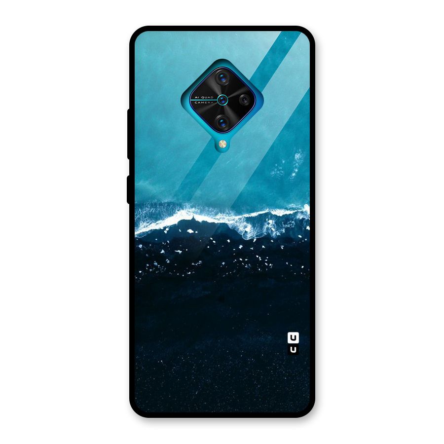 Ocean Blues Glass Back Case for Vivo S1 Pro