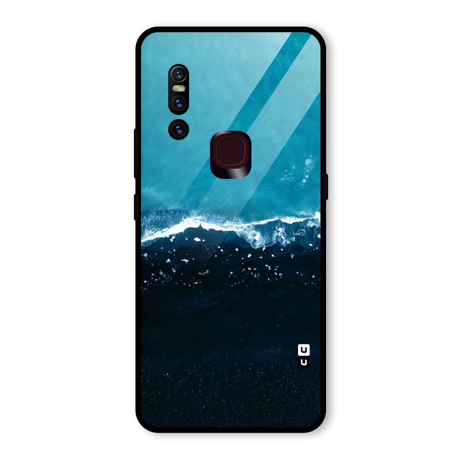 Ocean Blues Glass Back Case for Vivo V15