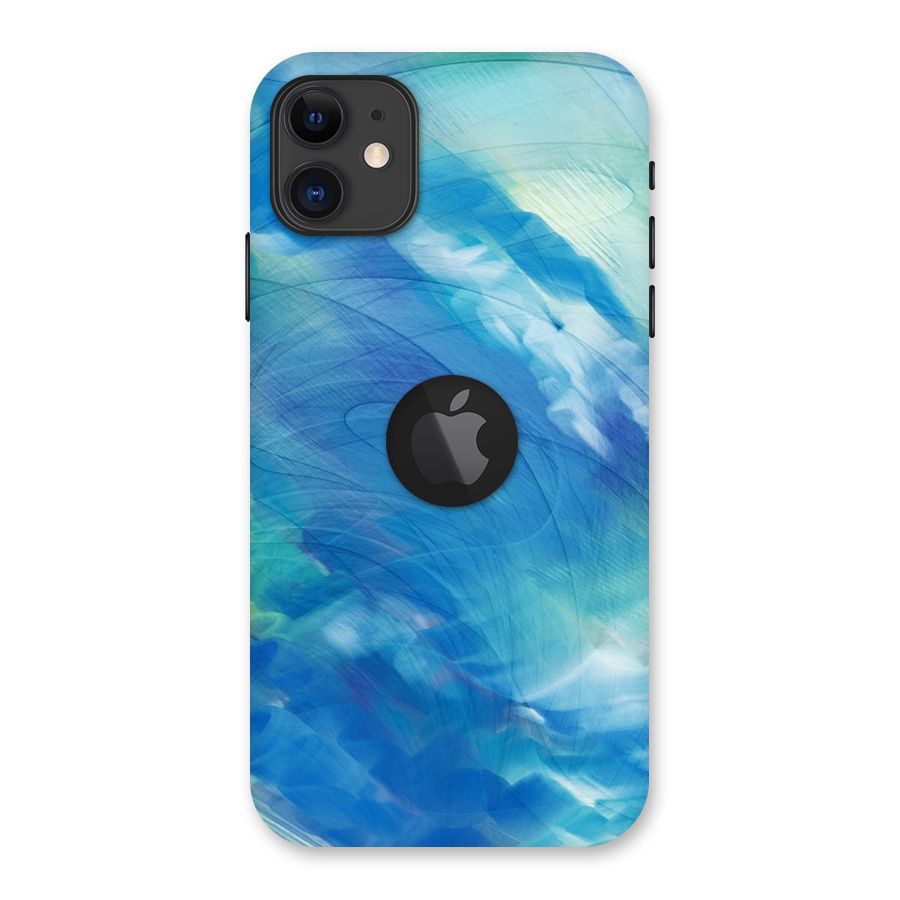 Ocean Mist Back Case for iPhone 11 Logo Cut