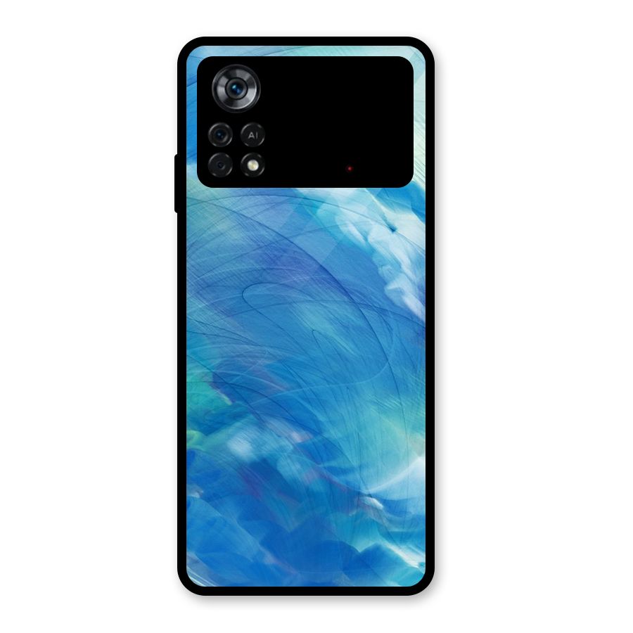 Ocean Mist Glass Back Case for Poco X4 Pro 5G