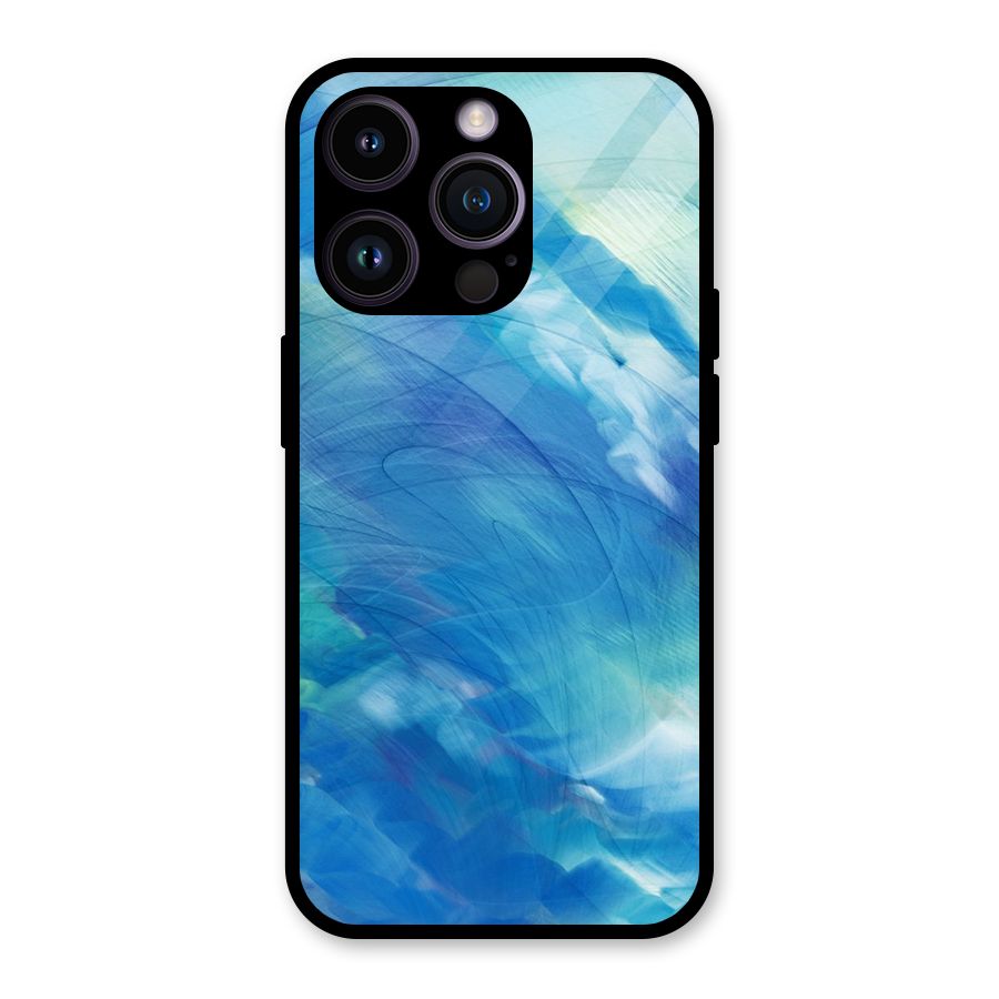Ocean Mist Glass Back Case for iPhone 14 Pro