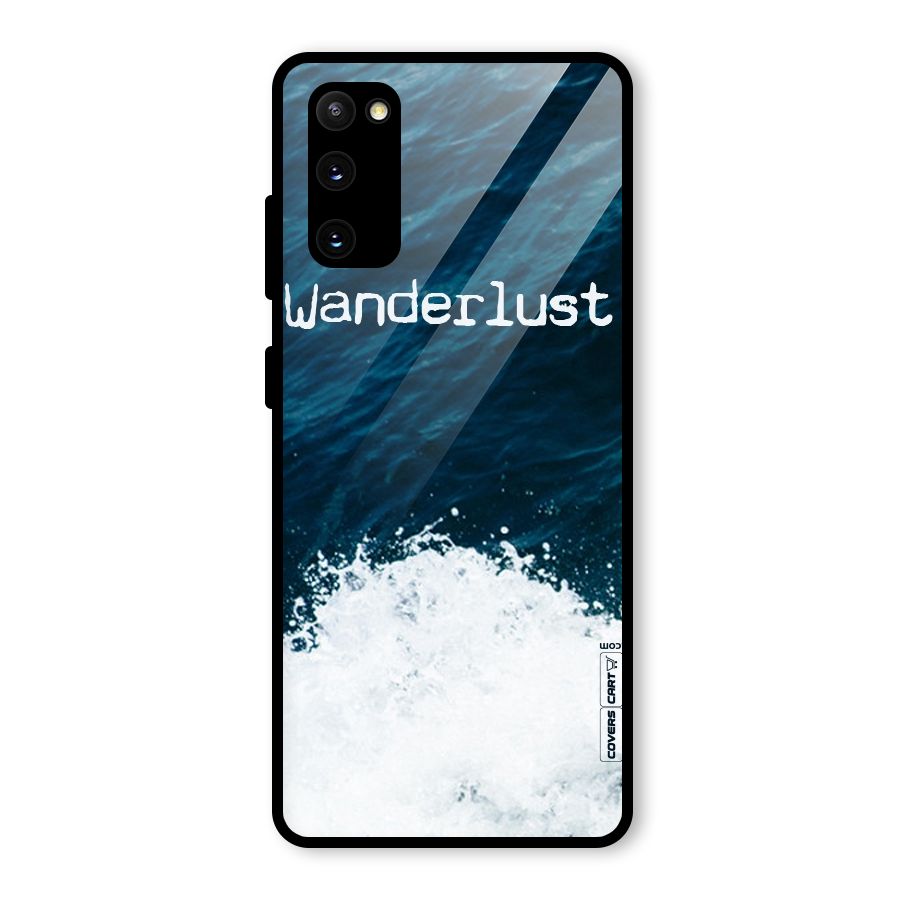 Ocean Wanderlust Glass Back Case for Galaxy S20 FE 5G