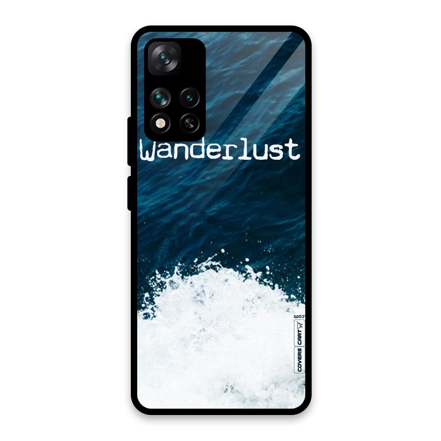 Ocean Wanderlust Glass Back Case for Xiaomi 11i HyperCharge 5G