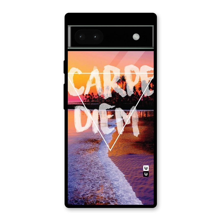 Oceanic Diem Glass Back Case for Google Pixel 6a