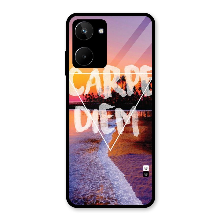 Oceanic Diem Glass Back Case for Realme 10