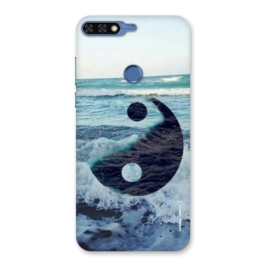 Oceanic Peace Design Back Case for Honor 7C
