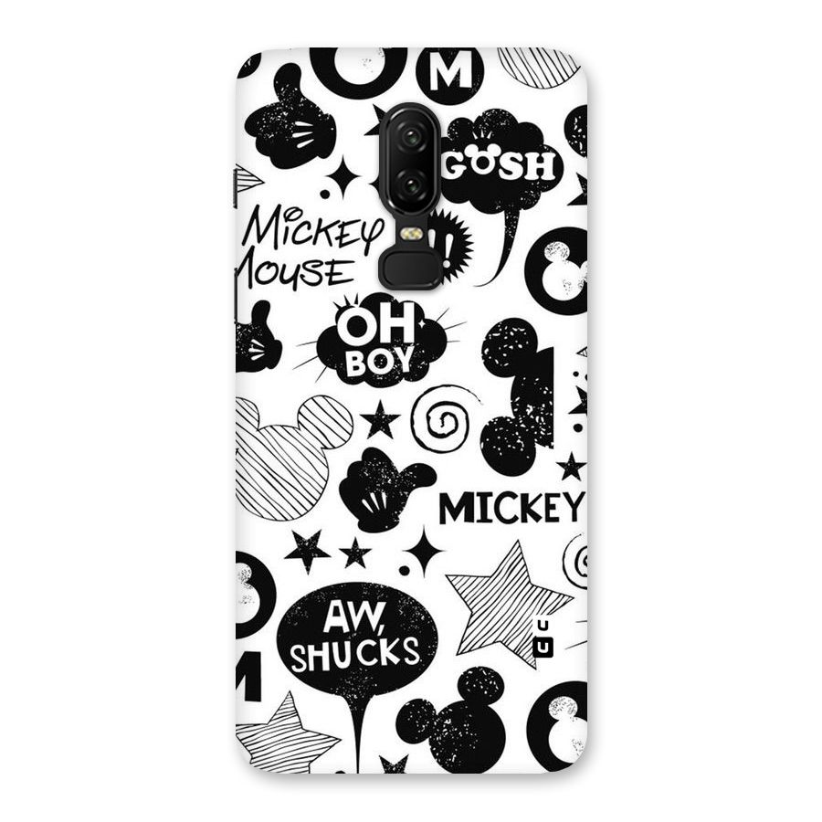 Oh Boy Design Back Case for OnePlus 6