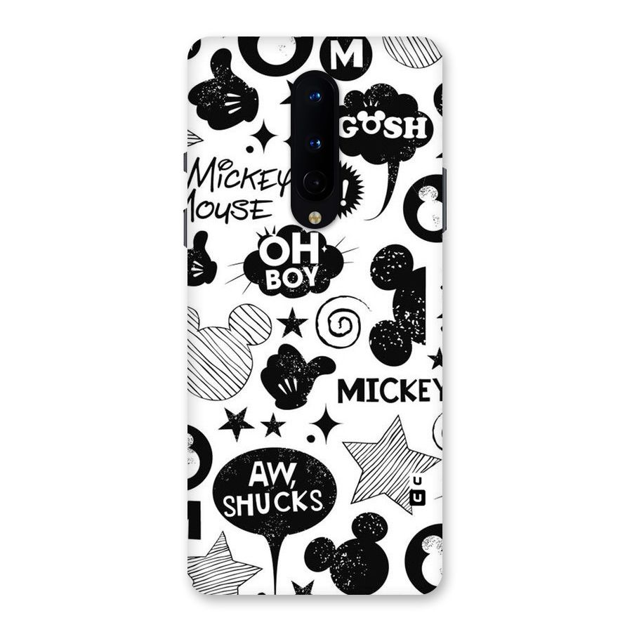 Oh Boy Design Back Case for OnePlus 8