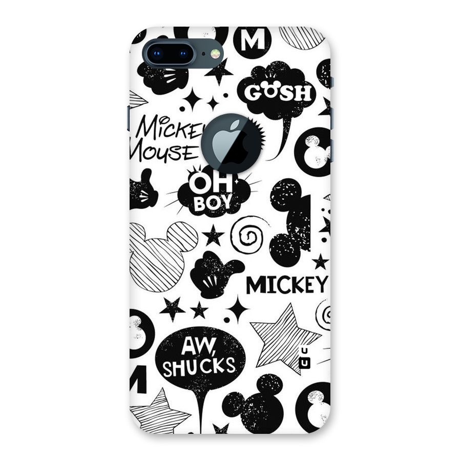 Oh Boy Design Back Case for iPhone 7 Plus Logo Cut