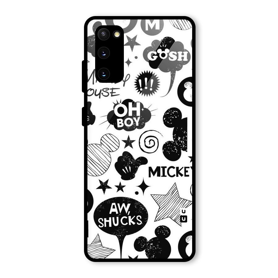 Oh Boy Design Glass Back Case for Galaxy S20 FE