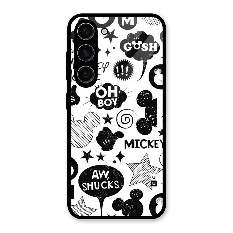 Oh Boy Design Glass Back Case for Galaxy S23