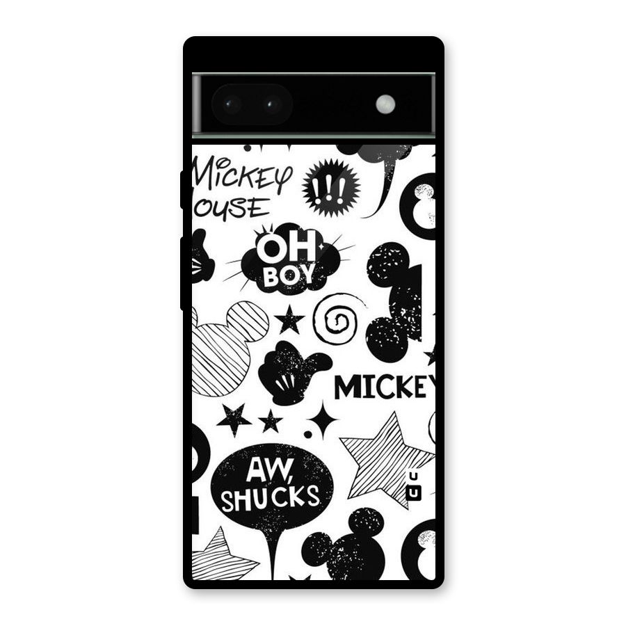 Oh Boy Design Glass Back Case for Google Pixel 6a