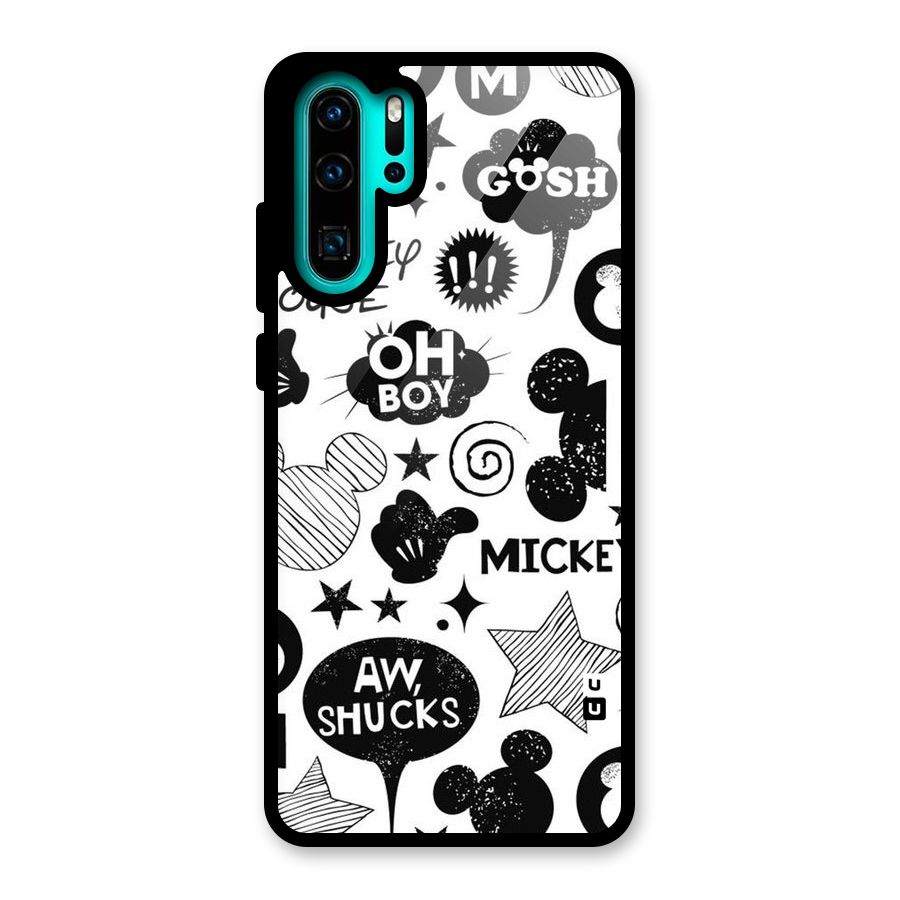 Oh Boy Design Glass Back Case for Huawei P30 Pro