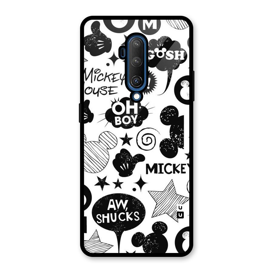 Oh Boy Design Glass Back Case for OnePlus 7T Pro