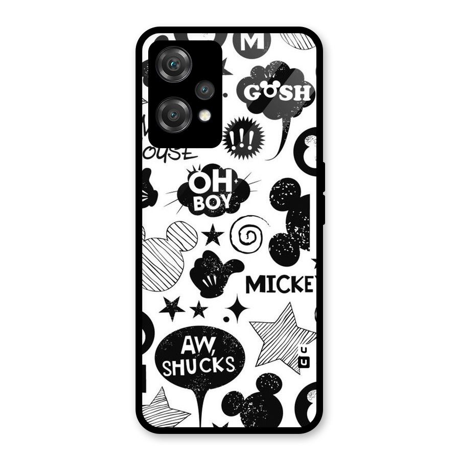 Oh Boy Design Glass Back Case for OnePlus Nord CE 2 Lite 5G