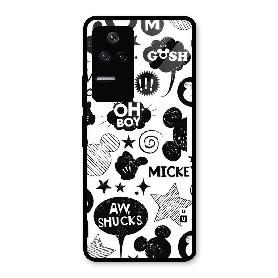 Oh Boy Design Glass Back Case for Poco F4 5G