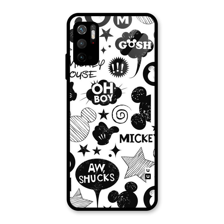 Oh Boy Design Glass Back Case for Poco M3 Pro 5G