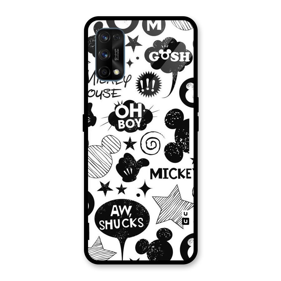 Oh Boy Design Glass Back Case for Realme 7 Pro