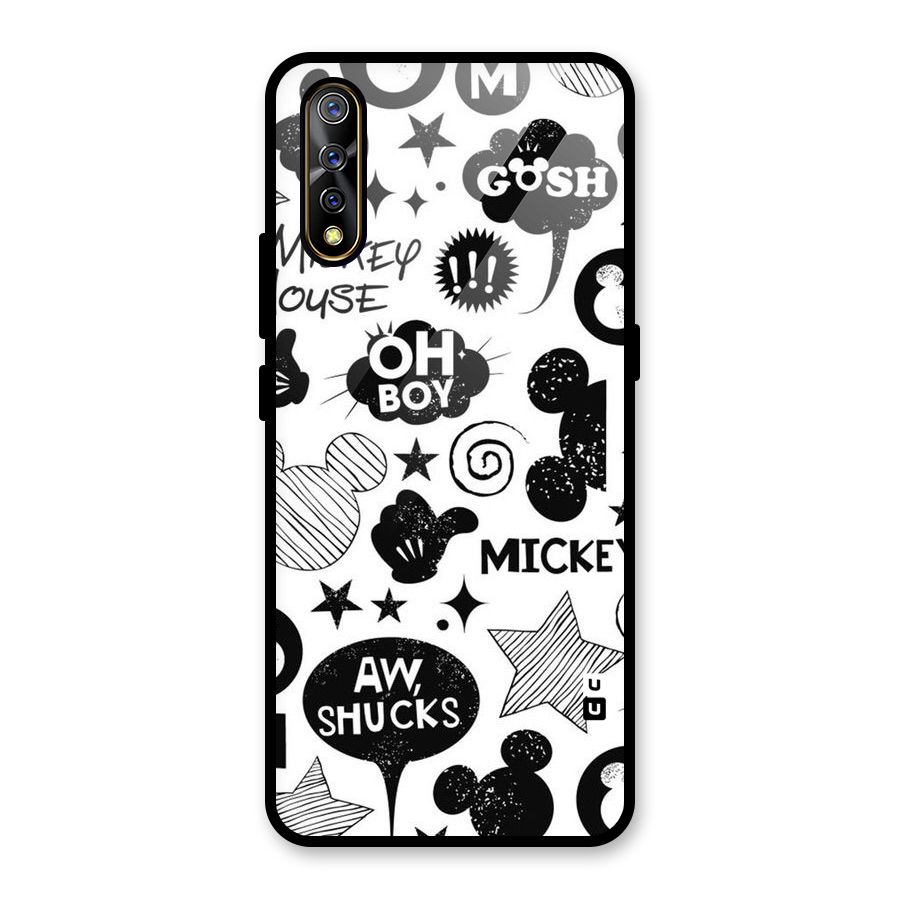 Oh Boy Design Glass Back Case for Vivo S1