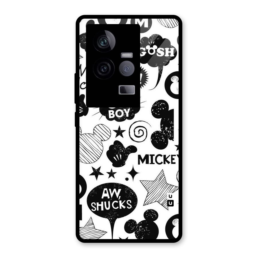 Oh Boy Design Glass Back Case for Vivo iQOO 11 5G