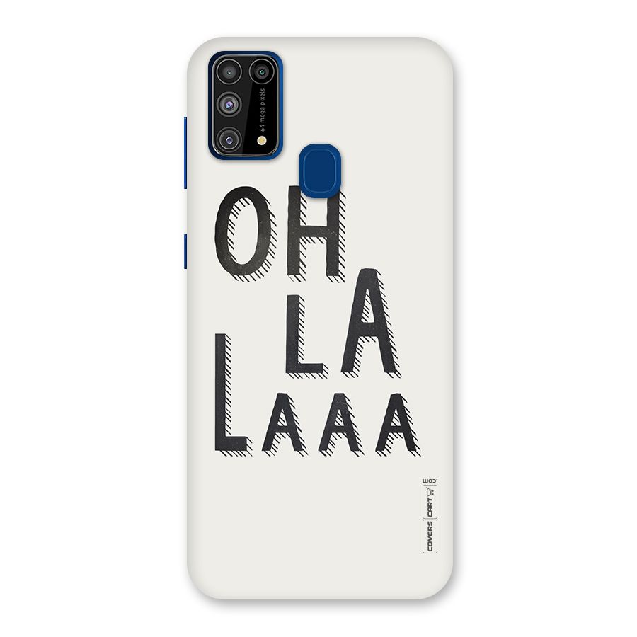 Oh La La Back Case for Galaxy M31