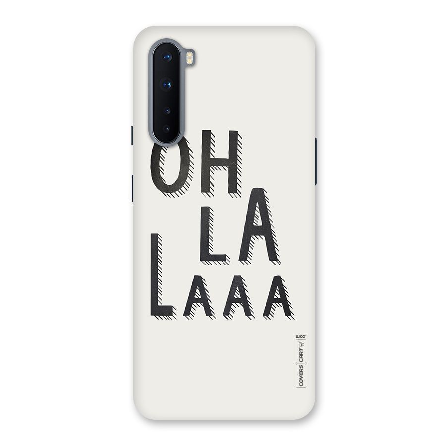 Oh La La Back Case for OnePlus Nord