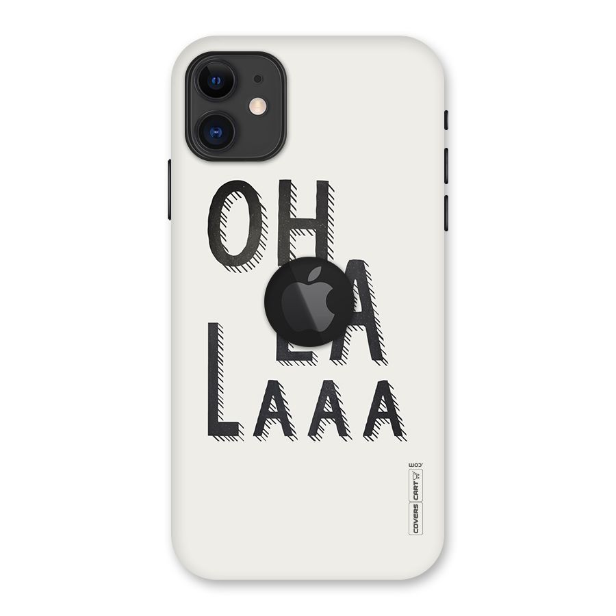 Oh La La Back Case for iPhone 11 Logo Cut