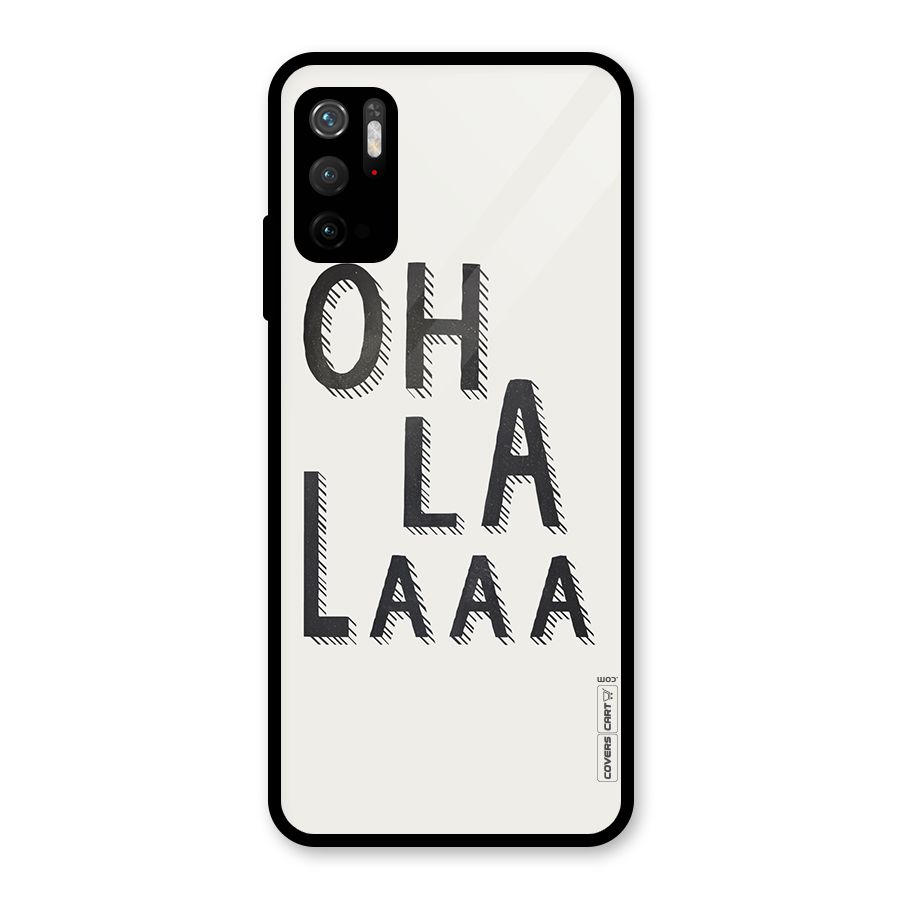 Oh La La Glass Back Case for Poco M3 Pro 5G