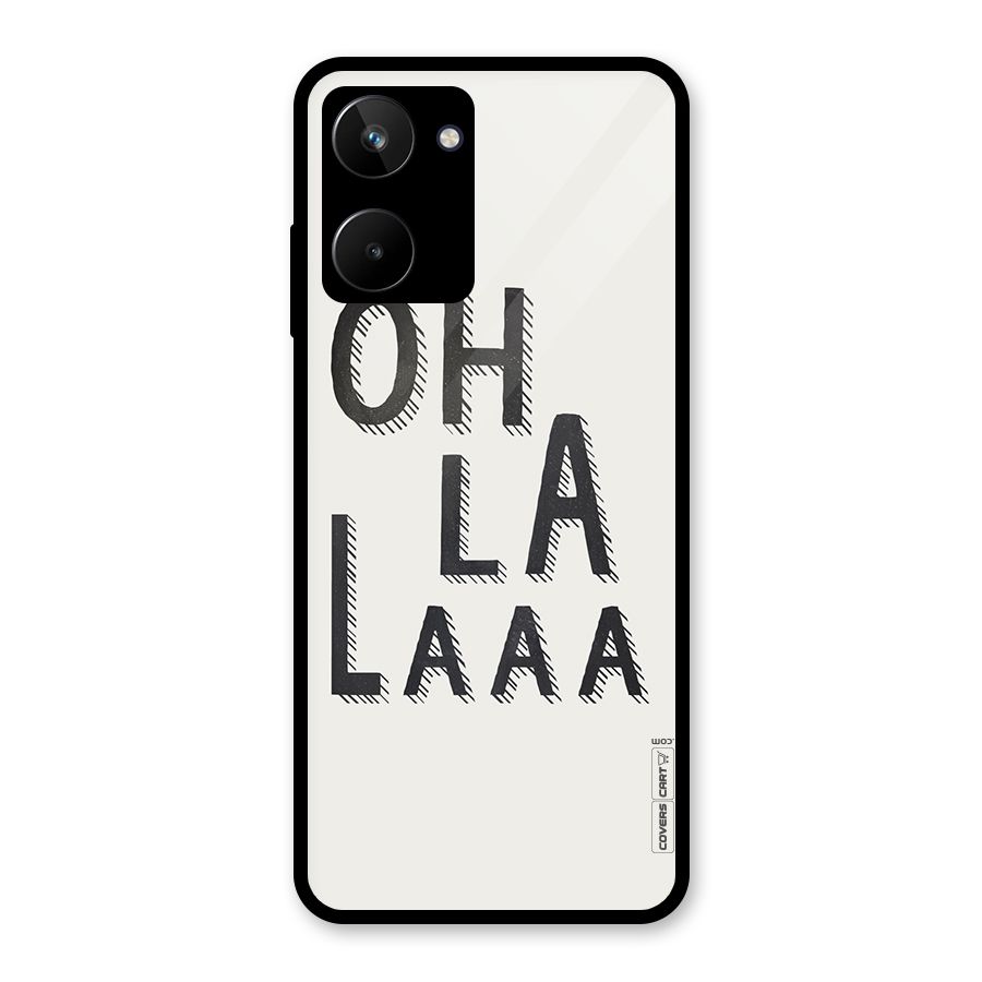 Oh La La Glass Back Case for Realme 10