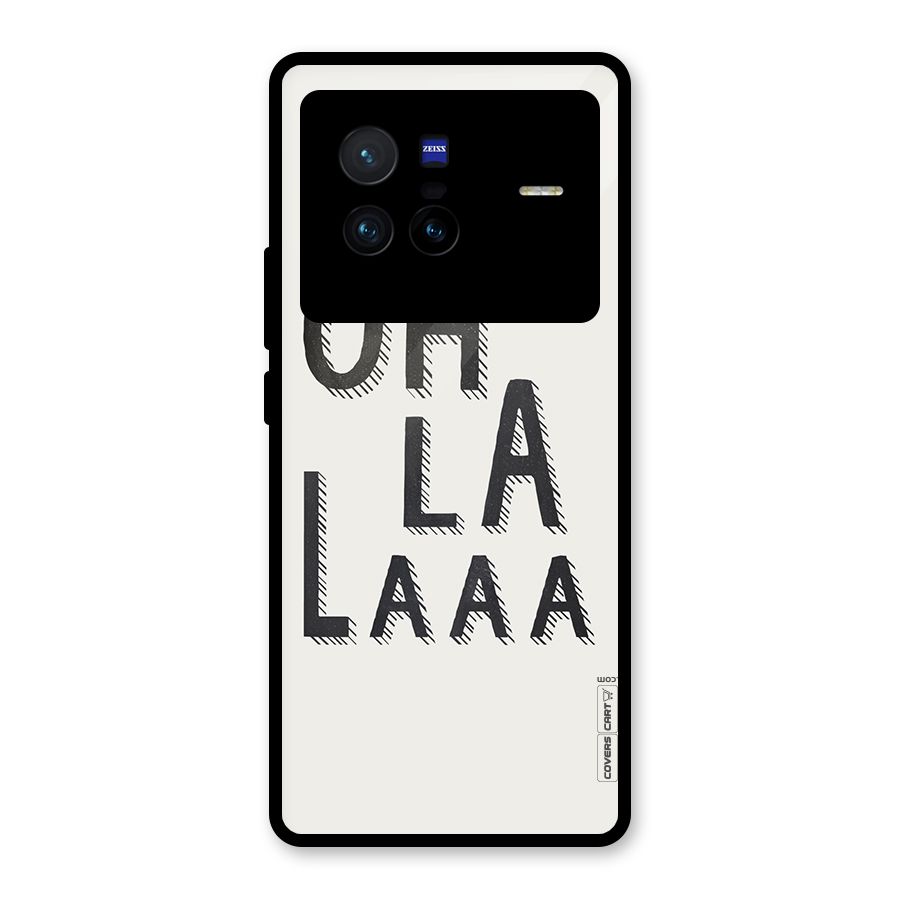 Oh La La Glass Back Case for Vivo X80