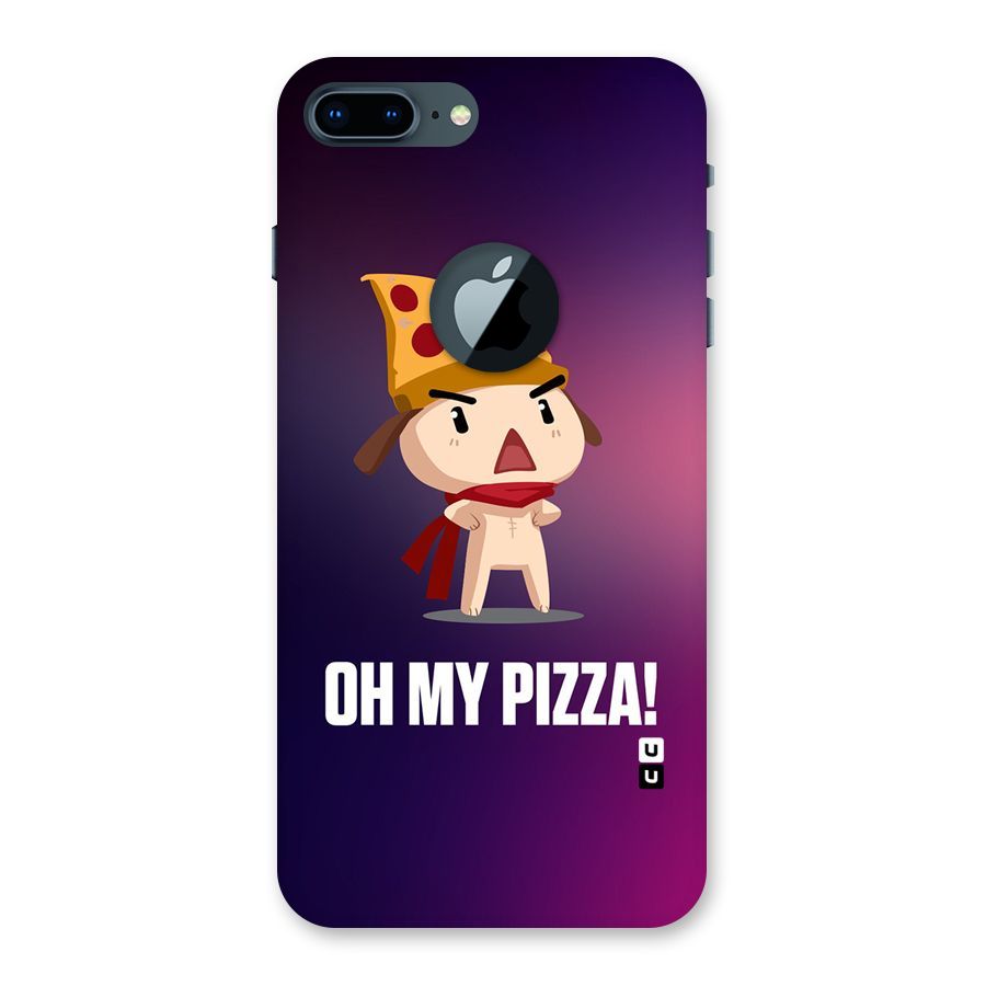 Oh My Pizza Back Case for iPhone 7 Plus Logo Cut