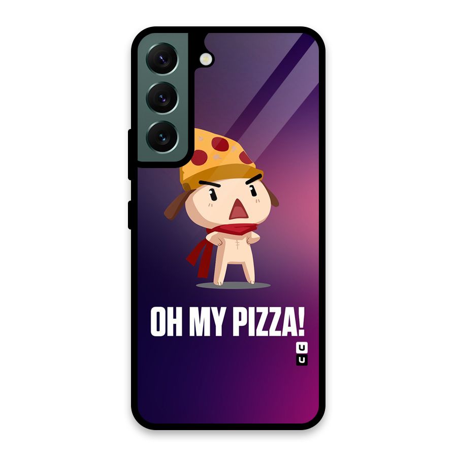 Oh My Pizza Glass Back Case for Galaxy S22 5G