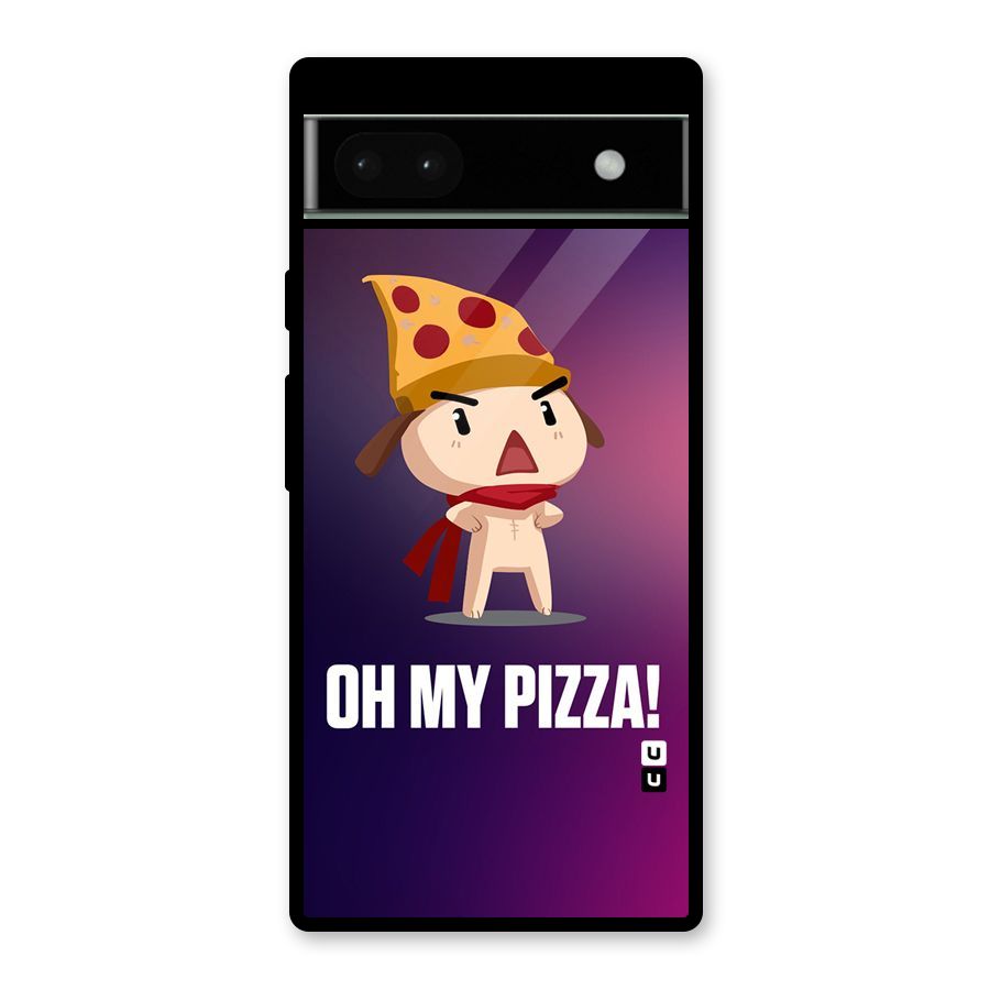 Oh My Pizza Glass Back Case for Google Pixel 6a