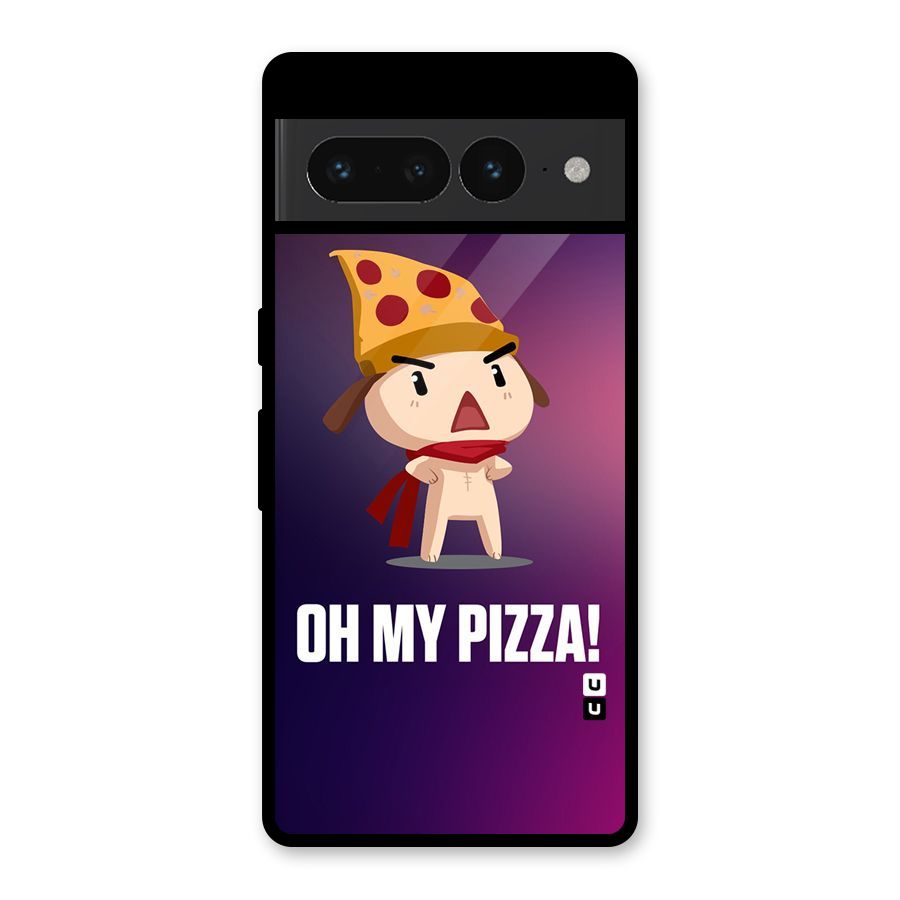 Oh My Pizza Glass Back Case for Google Pixel 7 Pro