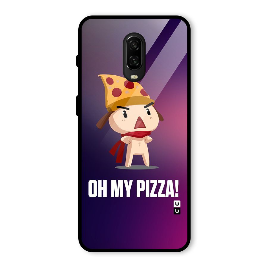 Oh My Pizza Glass Back Case for OnePlus 6T
