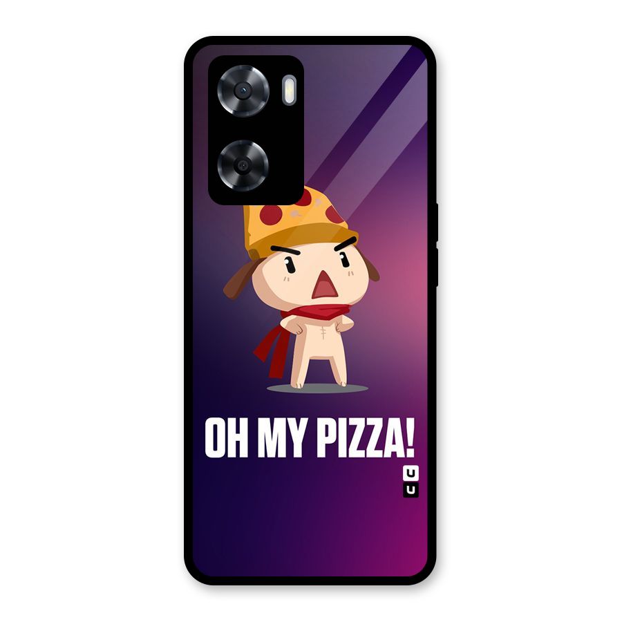 Oh My Pizza Glass Back Case for Oppo A57 2022
