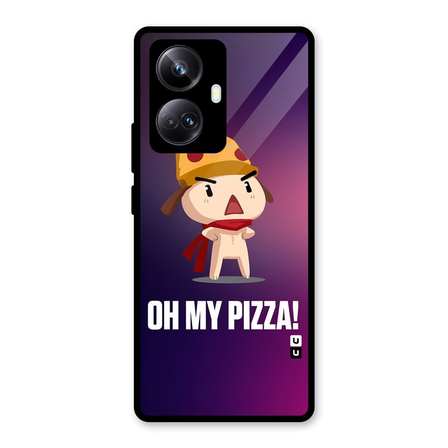 Oh My Pizza Glass Back Case for Realme 10 Pro Plus