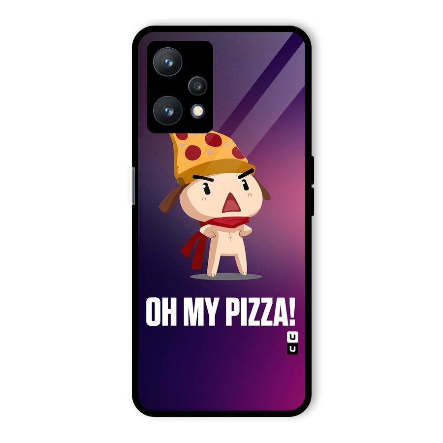 Oh My Pizza Glass Back Case for Realme 9 Pro 5G