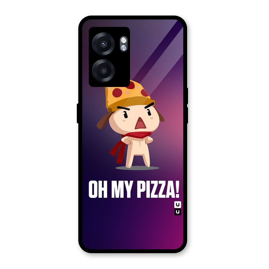 Oh My Pizza Glass Back Case for Realme Narzo 50 5G