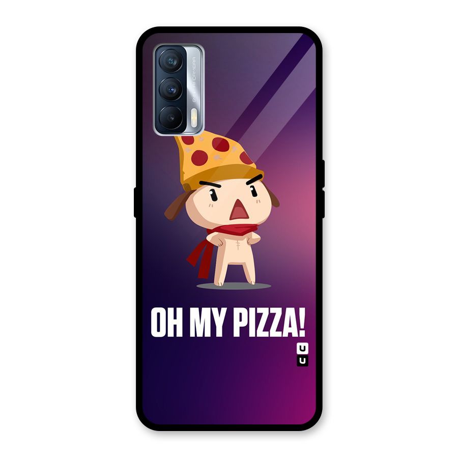 Oh My Pizza Glass Back Case for Realme X7