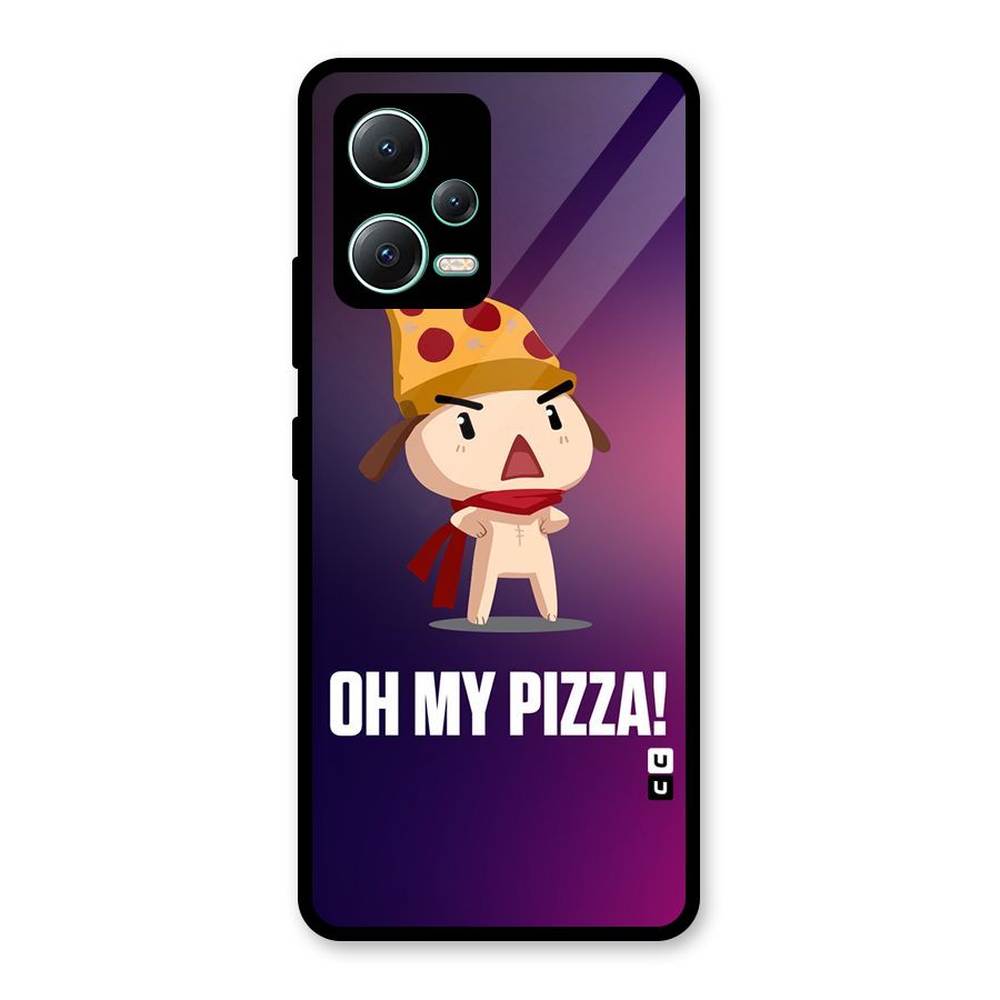 Oh My Pizza Glass Back Case for Redmi Note 12 5G