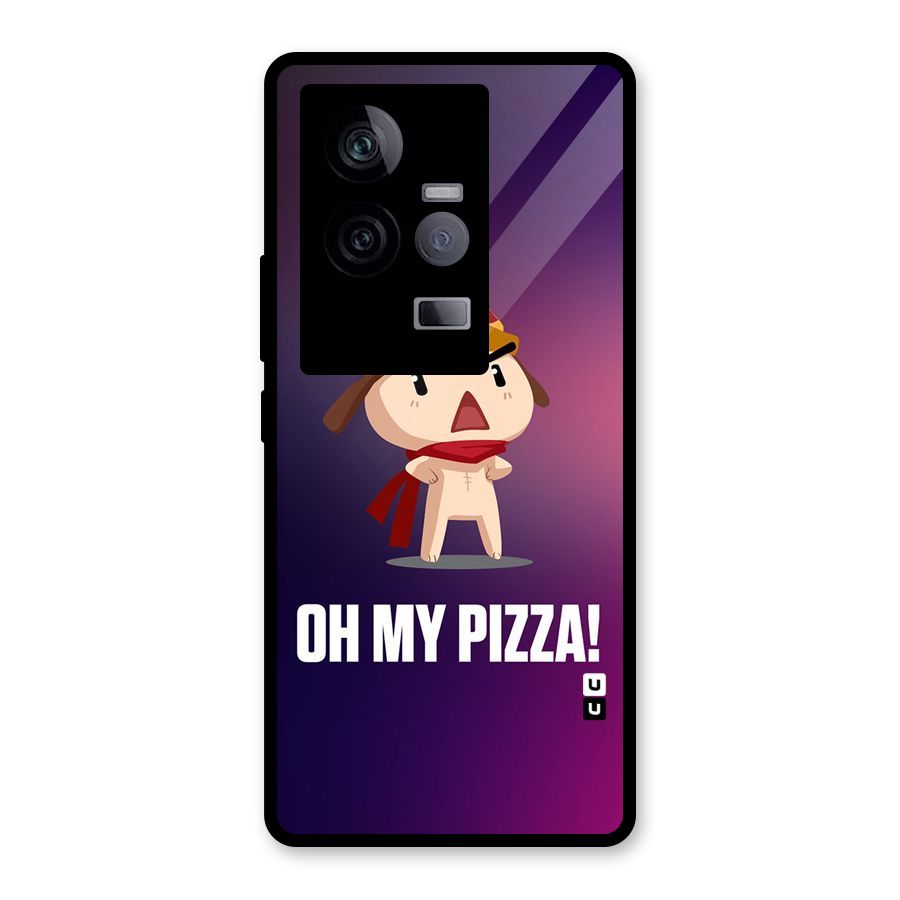 Oh My Pizza Glass Back Case for Vivo iQOO 11 5G