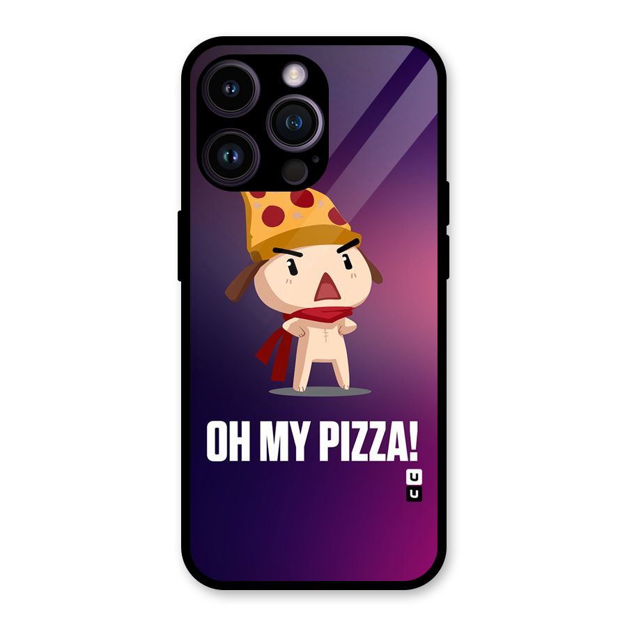 Oh My Pizza Glass Back Case for iPhone 14 Pro Max